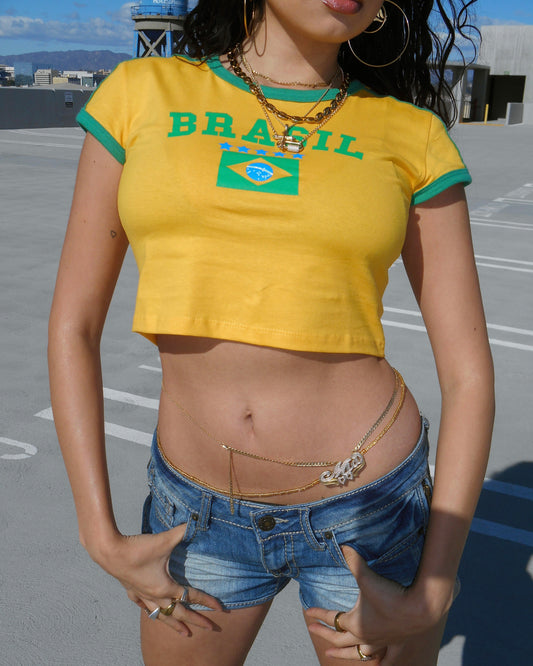 Brasil Tee - Yellow